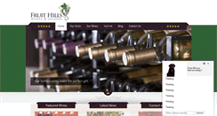 Desktop Screenshot of fruithillswinery.com